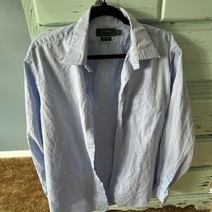 Men's Light Blue Shirt by Lauren by Ralph Lauren